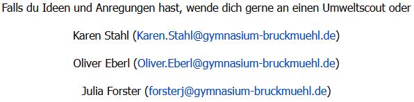 Umweltschule E Mail